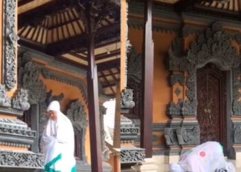 Ramai Video Ibu-Ibu Numpang Salat di Rumah Milik Warga Bali, Publik: Toleransi Numero Uno