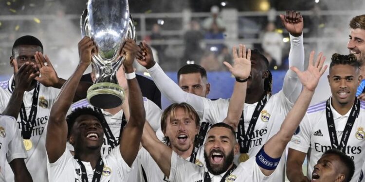 7 Fakta Menarik Usai Real Madrid Juara Piala Super Eropa 2022