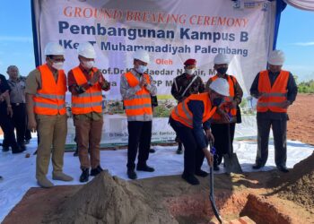 Ground Breaking IkesT Muhammadiyah Palembang, Haedar Pesankan Hal Ini
