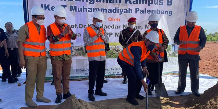 Ground Breaking IkesT Muhammadiyah Palembang, Haedar Pesankan Hal Ini