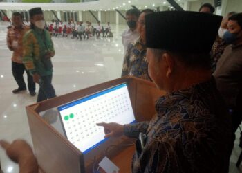 Panitia Pemilihan Muktamar Gelar Simulasi Pemilihan di Gedung Edutorium UMS