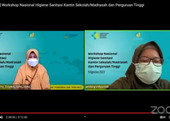Kepala SD Muhammadiyah 1 Ketelan Jadi Narsum Nasional Higiene Sanitasi Kantin Sekolah