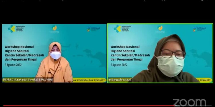 Kepala SD Muhammadiyah 1 Ketelan Jadi Narsum Nasional Higiene Sanitasi Kantin Sekolah