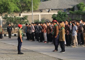 HUT ke-77 Republik Indonesia Universitas Muhammadiyah Bandung (UMB) Selenggarakan Upacara Bendera
