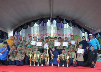 Ceria Pandu Athfal Digelar, SDMT Ponorogo Juara Umum