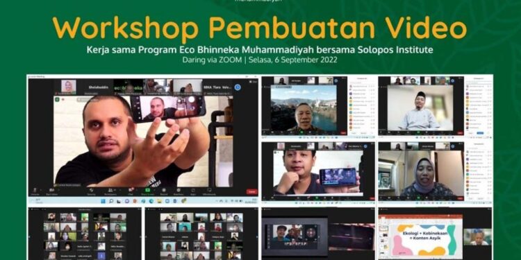 Eco Bhinneka Muhammadiyah Gelar Workshop Produksi Video