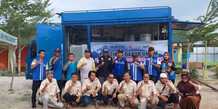 Syiar Muktamar Muhammadiyah, MDMC Pulang Pisau Gelar Pelatihan Dapur Umum