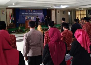 Rektor dan Wakil Rektor UMUKA Periode 2022-2026 Resmi Dilantik