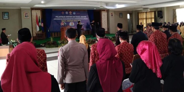 Rektor dan Wakil Rektor UMUKA Periode 2022-2026 Resmi Dilantik