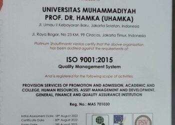 Raih ISO 9001:2015, Uhamka Tingkatkan Pelayanan Prima