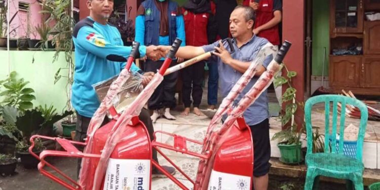 Respon Tanggap Darurat, MDMC Bersama KOKAM Dan Relawan Muhammadiyah Bantu Warga Kulonprogo