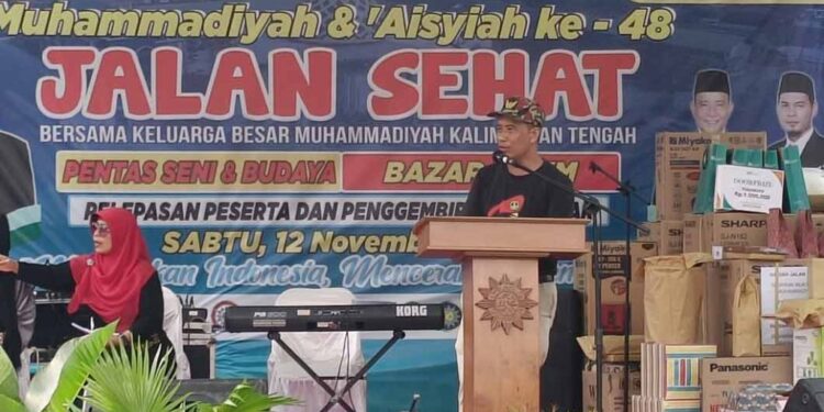 Muhammadiyah Kalteng Gelar Pelepasan Peserta Muktamar, Ada Jalan Sehat dan Bazaar UMKM