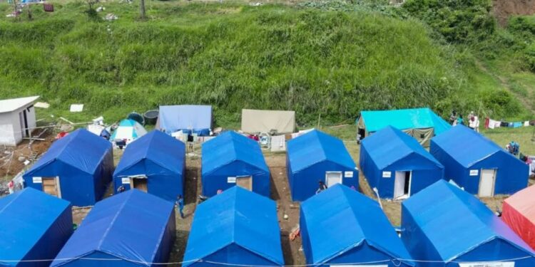 Menteri PPPA Apresiasi Hunian Darurat, Dalam Kunjungan Ke Posyan Muhammadiyah Sukamulya