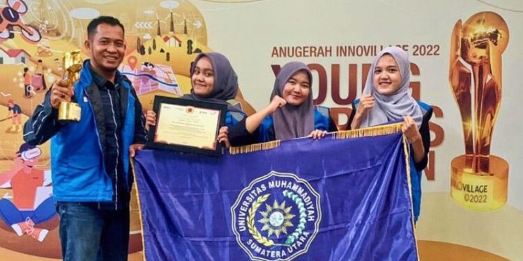 Tim FISIP UMSU Juara 1 Anugerah Innovilage 2022 Bandung