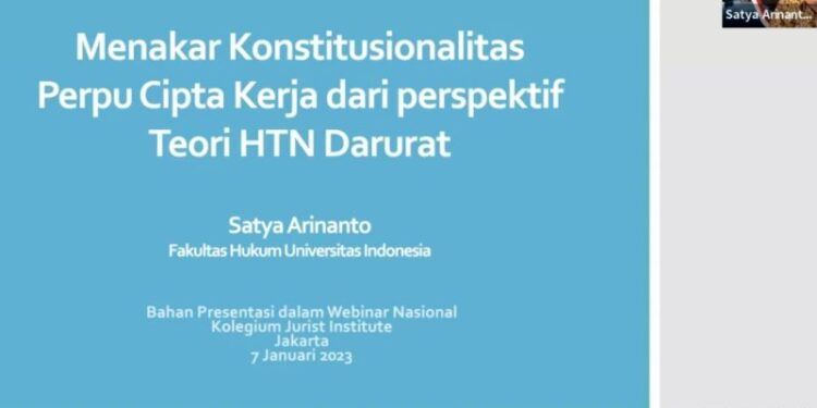 Guru Besar UMS: Perppu selamatkan putusan MK soal UU Ciptaker