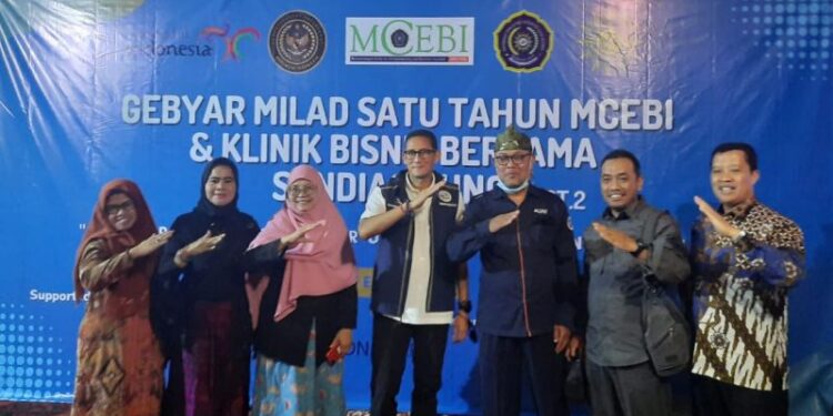 MCEBI – Kemenparekraf kerja sama pelatihan cetak wirausaha parekraf