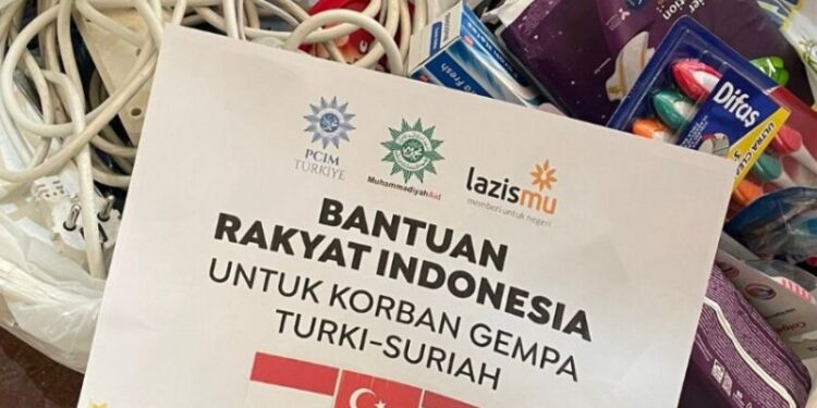 Muhammadiyah salurkan family kit untuk korban gempa Turki
