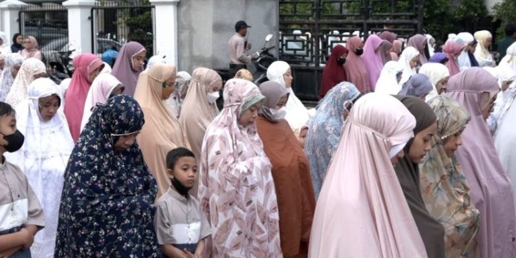 Begini suasana shalat Id di Gedung PP Muhammadiyah