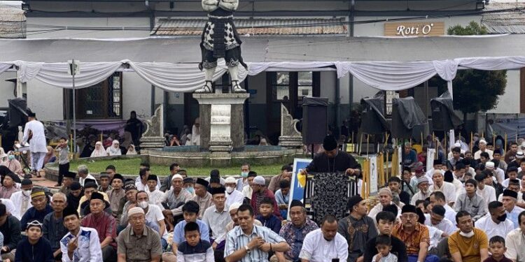 Muhammadiyah gunakan parkiran Stasiun Purwakarta untuk Shalat Id