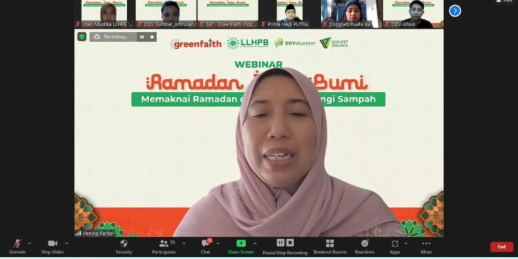 Ramadan Jaga Bumi, Ajak Umat Muslim Adopsi Gaya Hidup Ramah Lingkungan