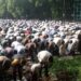 Ribuan orang shalat Id berjamaah di Lapangan Lodaya Bandung