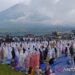 Shalat Idul Fitri di kawasan lereng Gunung Sumbing