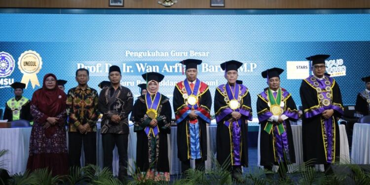 UMSU kukuhkan Prof. Wan Arfiani jadi Guru Besar Ilmu Pertanian
