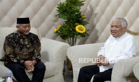 In Picture: Silaturahim Presiden PKS Bertemu dengan Din Syamsudin