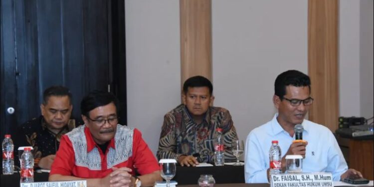 FH UMSU dan MPR RI Adakan FGD Tata Cara Pelantikan dan Pemberhentian Presiden Wakil Presiden