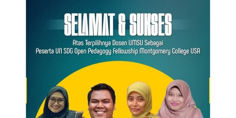 Dosen UMSU lolos Program UN SGD Open Pedagogy Fellowship