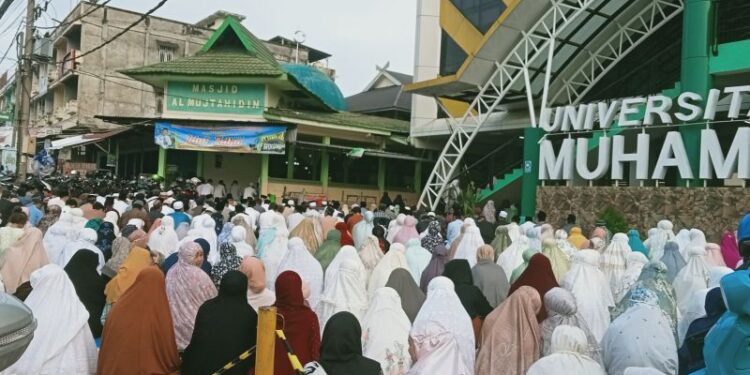 Ribuan warga Muhammadiyah Jambi shalat Idul Adha di sejumlah lokasi
