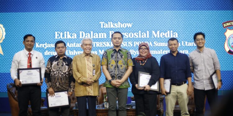 Ditreskrimsus Polda Sumut dan UMSU Gelar Talkshow ‘Etika Bermedia Sosial’