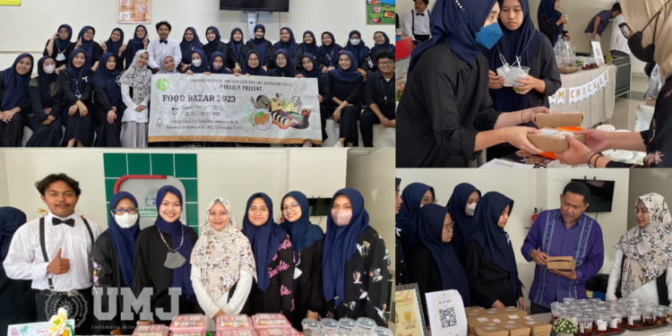 Mahasiswa Prodi Gizi FKK UMJ Gelar Bazar Makanan