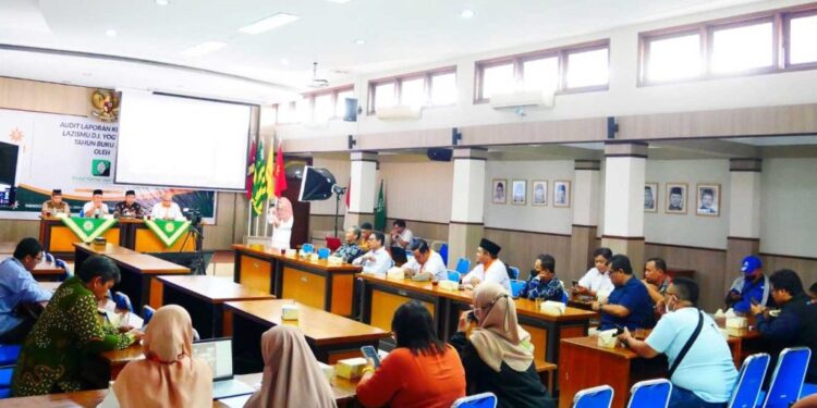 Wujud Amanah dan Profesional, 88 Kantor Layanan Lazismu DIY Lakukan Audit Keuangan