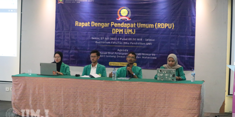DPM UMJ Rapat Dengar Pendapat, Undang Seluruh Mahasiswa UMJ