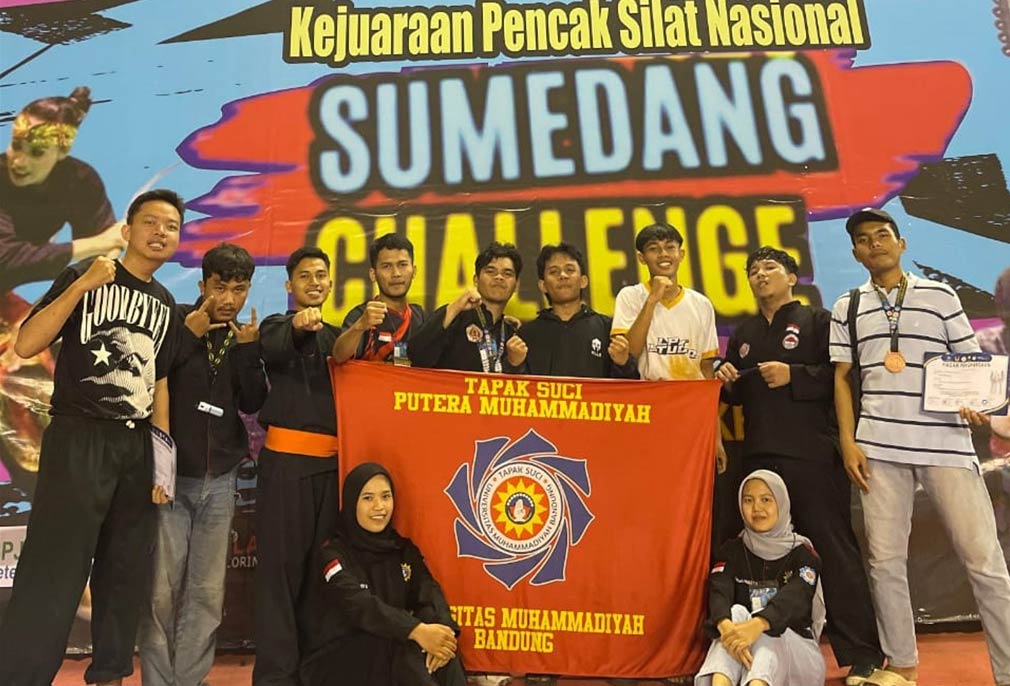 Atlet Tapak Suci UM Bandung Raih Prestasi di Kejuaraan Pencak Silat Nasional Sumedang Challenge 2024