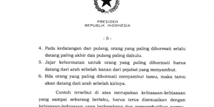 Pakar nilai Peraturan Pemerintah tentang Keprotokolan perlu direvisi 