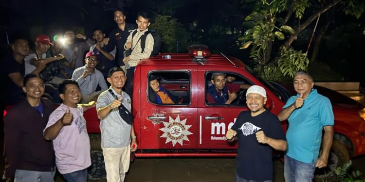 MDMC Respon Cepat Bencana Cuaca Ekstrem, Banjir, dan Longsor di Kabupaten Bogor