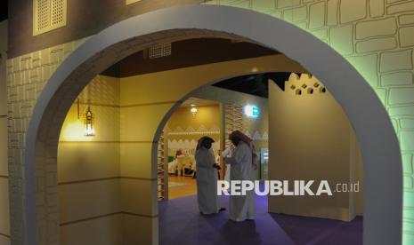 Mengunjungi Pameran Jembatan Persaudaraan Indonesia-Arab Saudi