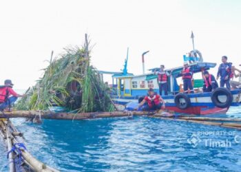 PT Timah – Nelayan Matras tenggelamkan rumpon
