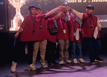 Tim Robotic SD Muhammadiyah 3 ICP Sumberrejo Raih Juara Nasional di Wonderful Indonesia Robot Challenge 2025