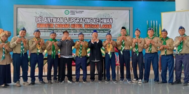 Kwartir Cabang Hizbul Wathan Kecamatan Laren Adakan Pelantikan dan Upgrading