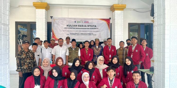 Menilik Pembukaan KKN UM Surabaya di Dusun Betro Gempol Pasuruan