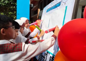 Komitmen Anti-Bullying Menggema di Awal Tahun Ajaran Baru SD Muhammadiyah GKB 2 Gresik