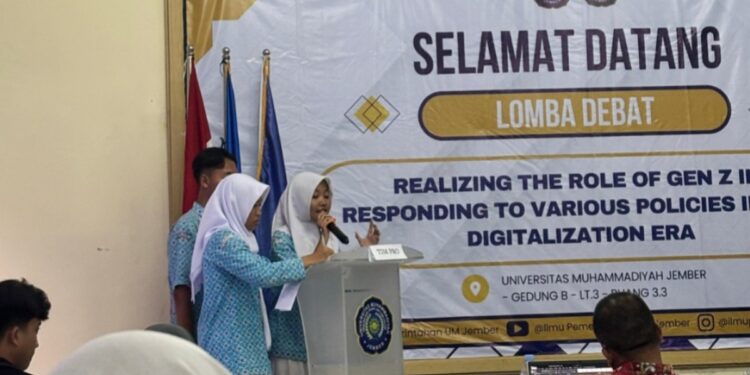 Asah Kemampuan Berpikir Kritis, Mahasiswa Ilmu Pemerintahan Unmuh Jember Gagas Government Debate Competition 2025