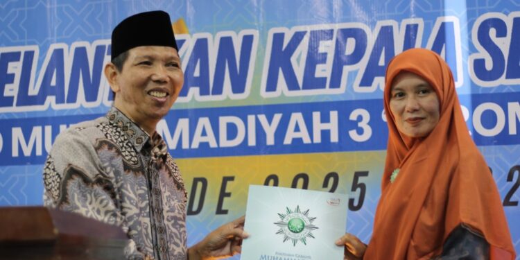 Kepala SD Muhammadiyah 3 IKROM Wage Resmi Dilantik, Siap Berkolaborasi dengan Semua Pihak