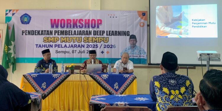 Mantapkan Tahun Ajaran Baru, SMP MUTU Sempu Gelar Workshop Deep Learning bersama Pengawas Pembina