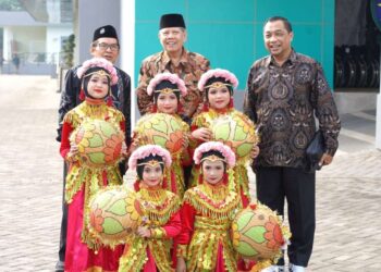 Penari Cilik SD 4 Zamzam Tampilkan Tarian Kepis Ronjot di Peresmian RSU Assakinah, Ini Maknanya