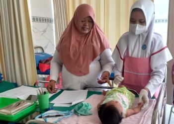 Begini Pengalaman Mahasiswa UMMAD Ikuti Praktik Pemeriksaan Bayi
