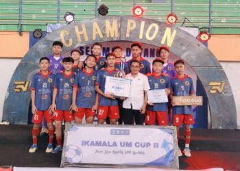 Tim Futsal Mamda Sabet Juara 1 di IKAMALA UM CUP II